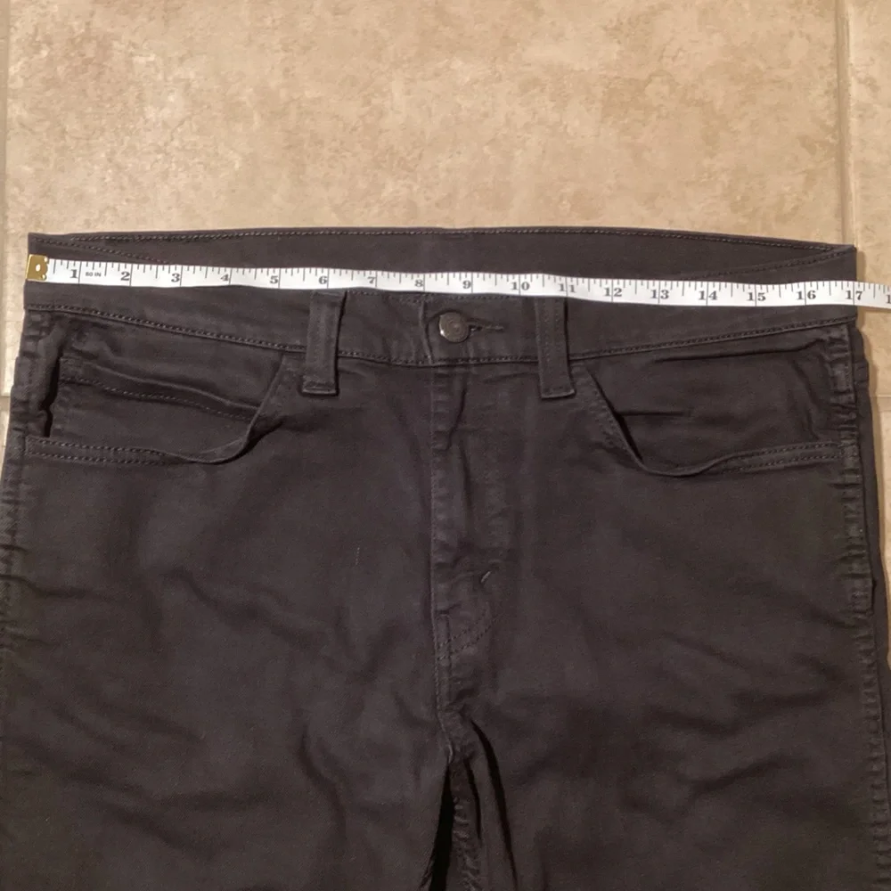 Levis Black Stretch Denim 511 Jeans Men Size 34x32